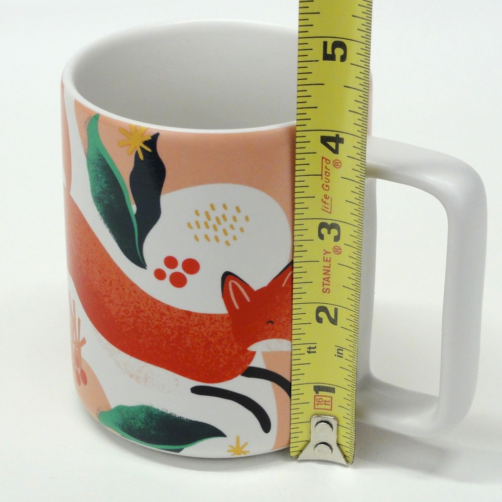Starbucks 2019 Red Fox Holiday Collection 12oz Ceremic Coffee Mug Cup New - Picture 8 of 8